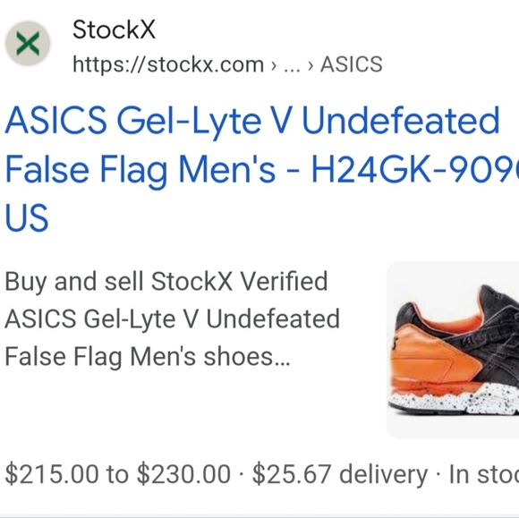 Men's Asics Gel Lyte 5 Undefeated X False Flag Size 10 - Picture 4 of 11